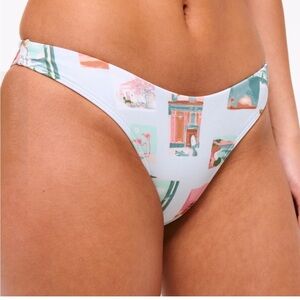 Abercrombie & Fitch High-Leg Cheeky Bikini Bottoms